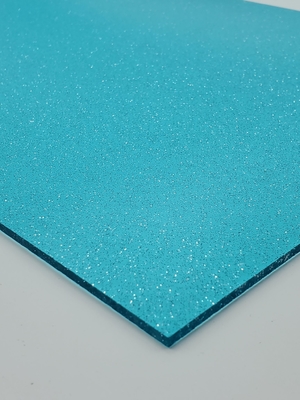 Blaues Süßigkeits-Farbfunkeln-Acryl bedeckt Laser schnitt Platte für Möbel-Dekoration