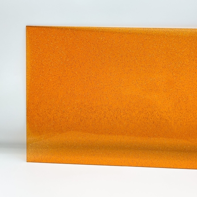 1/8&quot; orange Süßigkeits-Farbfunkeln-Acryl bedeckt Laser-Schnitt für Handwerk