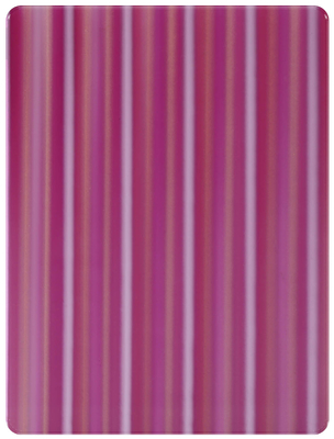 Rose Red Stripe Cast Pearl Acrylplatten farbig zugeschnitten