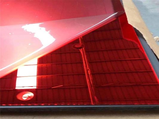 Rotes Acryl- Spiegel-Blatt 6ft x 4ft Acryl-Splashback Platten in hohem Grade reflektierend