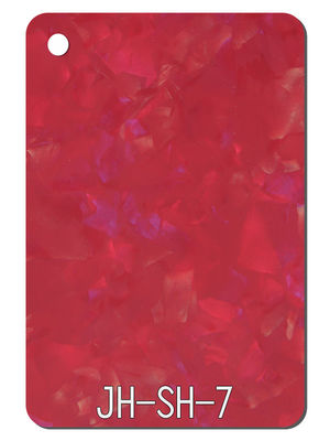 Roter Beschaffenheits-Entwurfs-kopierte Acrylblatt-Perlen-Art Plexiglas-Blatt 1220x2440mm