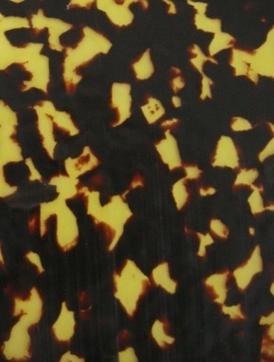 Schwarze gelbe Schildkröte Shell Veneer für Gitarren-Auswahl wickelt kopiertes Zelluloid-Blatt ein